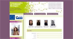 Desktop Screenshot of entreprendre-au-feminin.net